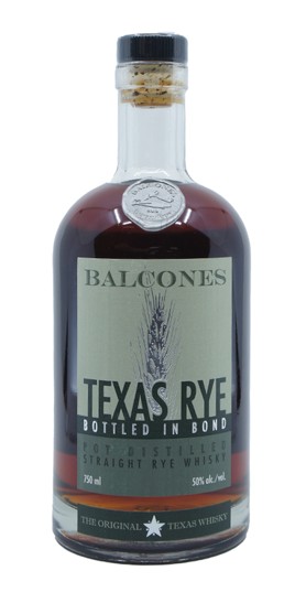Balcones Bottled-in-Bond Texas Straight Rye 750ml