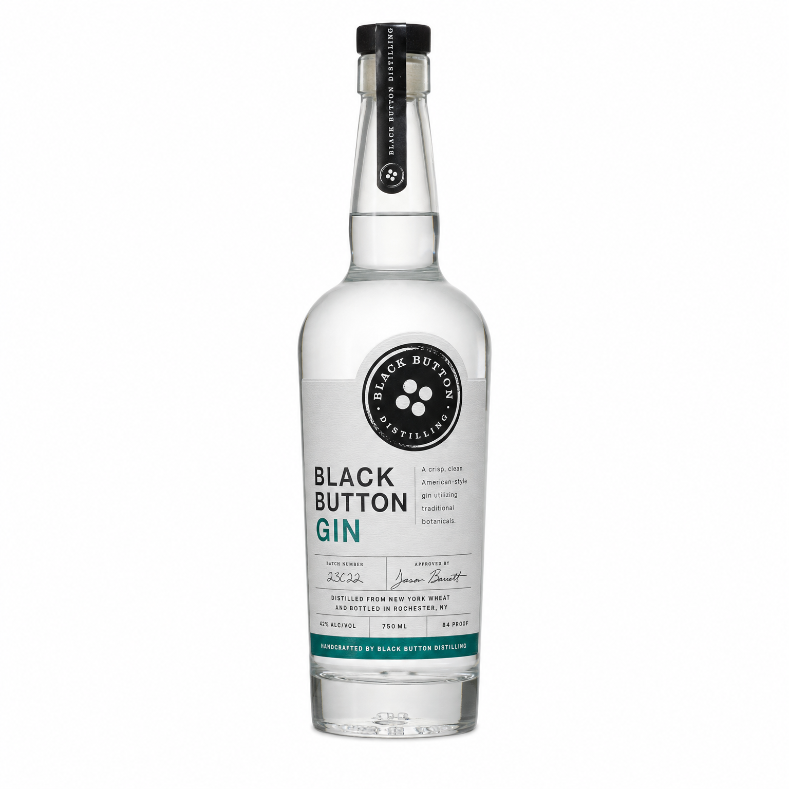 Black Button Gin 750ml