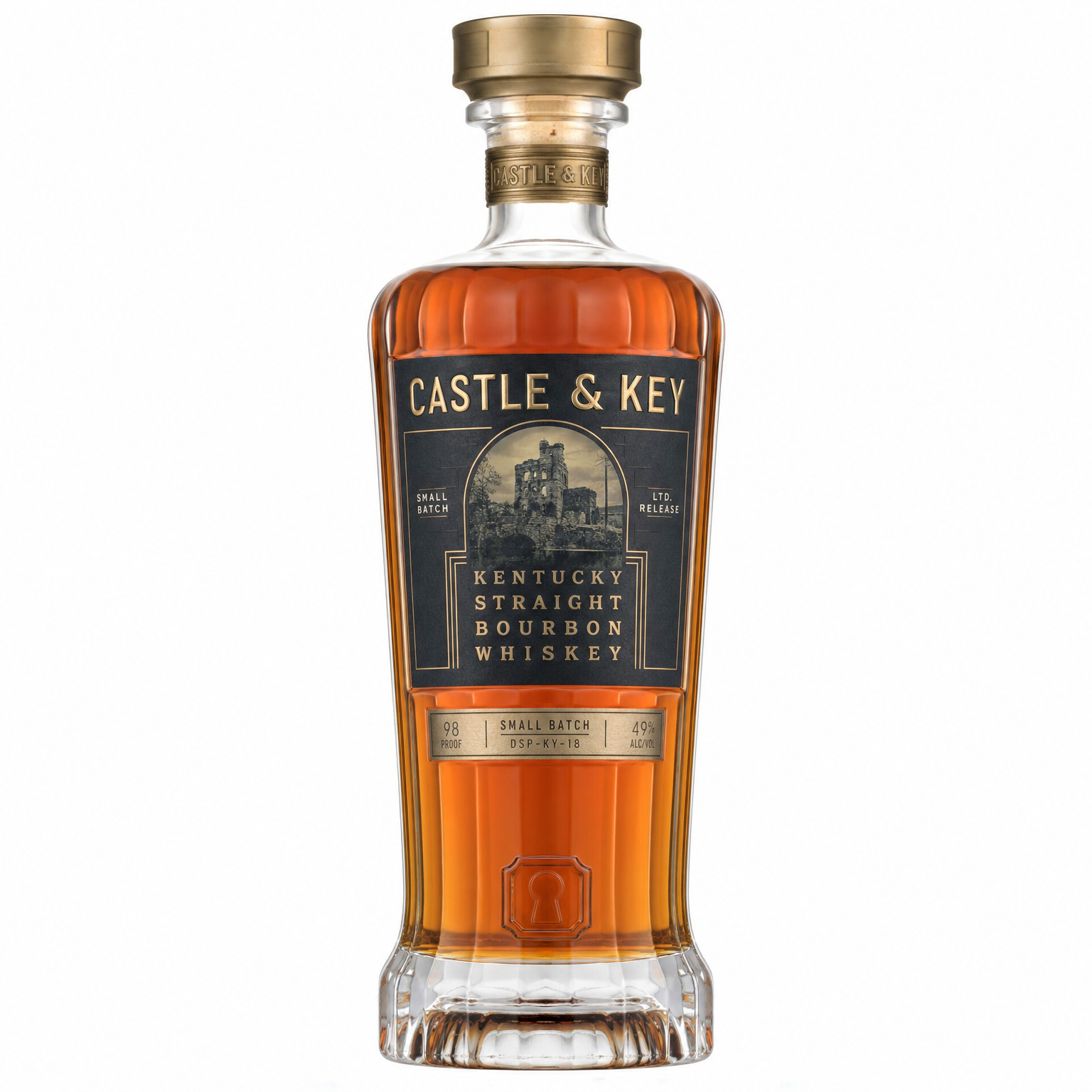 Castle & Key Small Batch Bourbon Whiskey 750ml