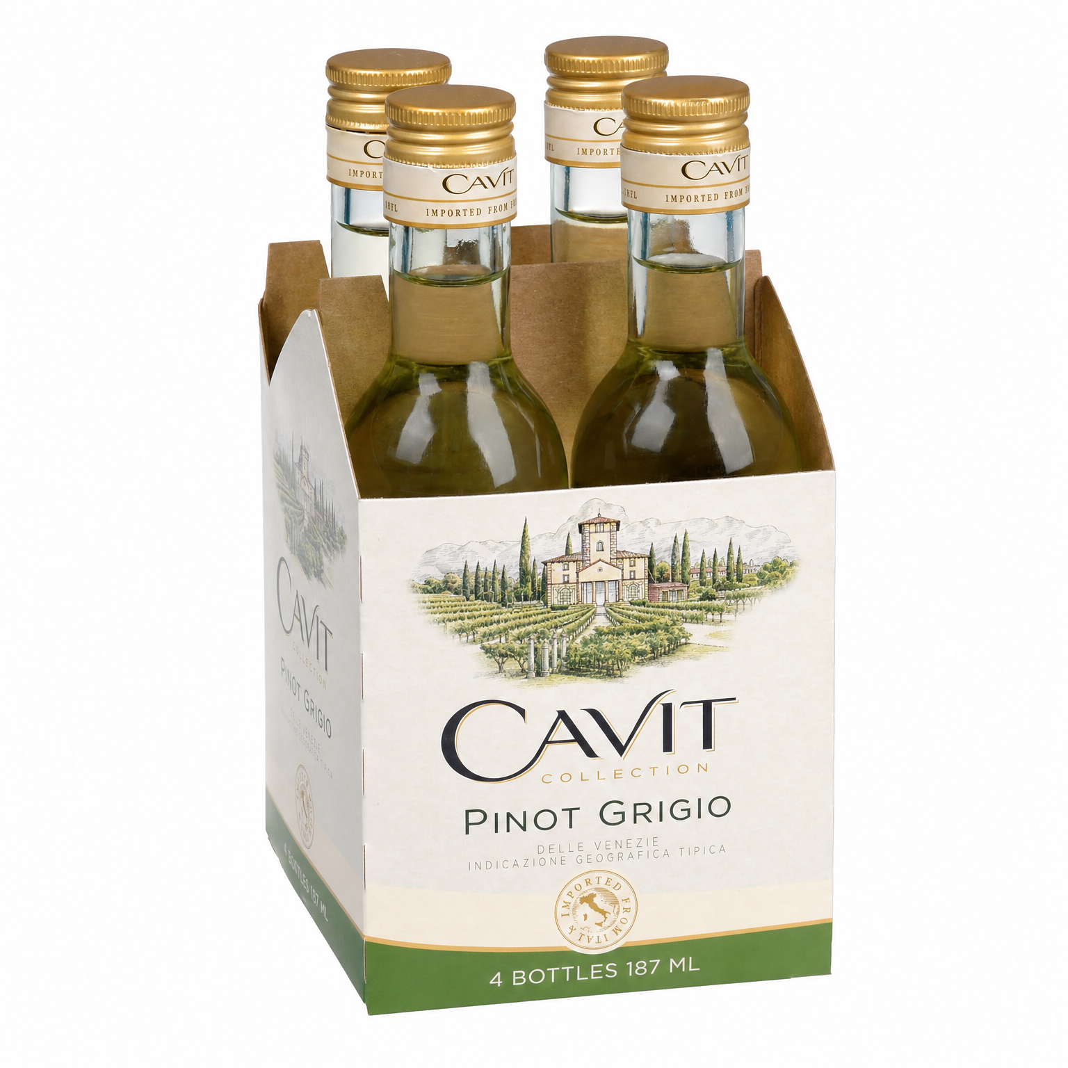 Cavit Pinot Grigio 187ml 4 Pack