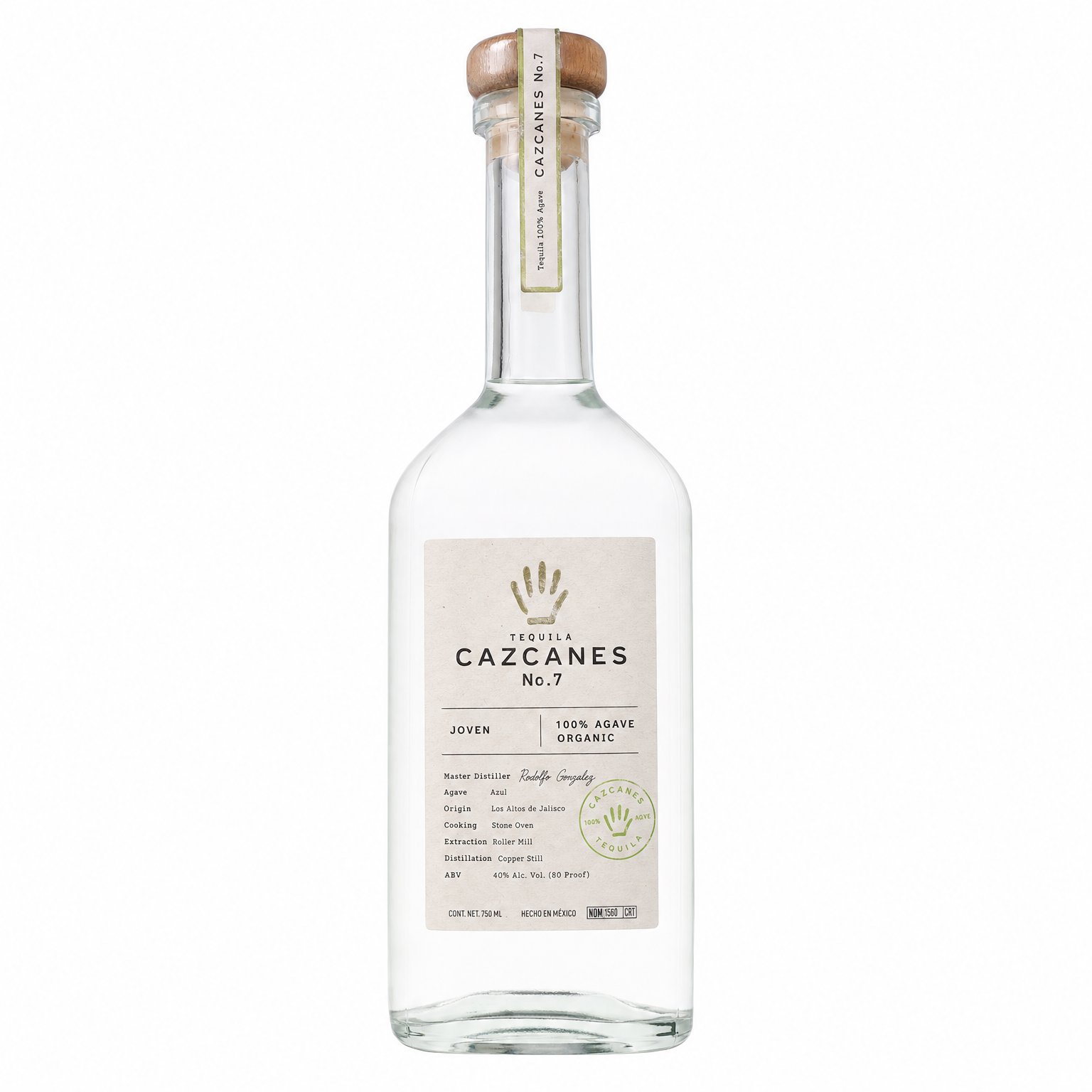Cazcanes No.7 Joven Organic 100% Puro Agave Tequila 750ml