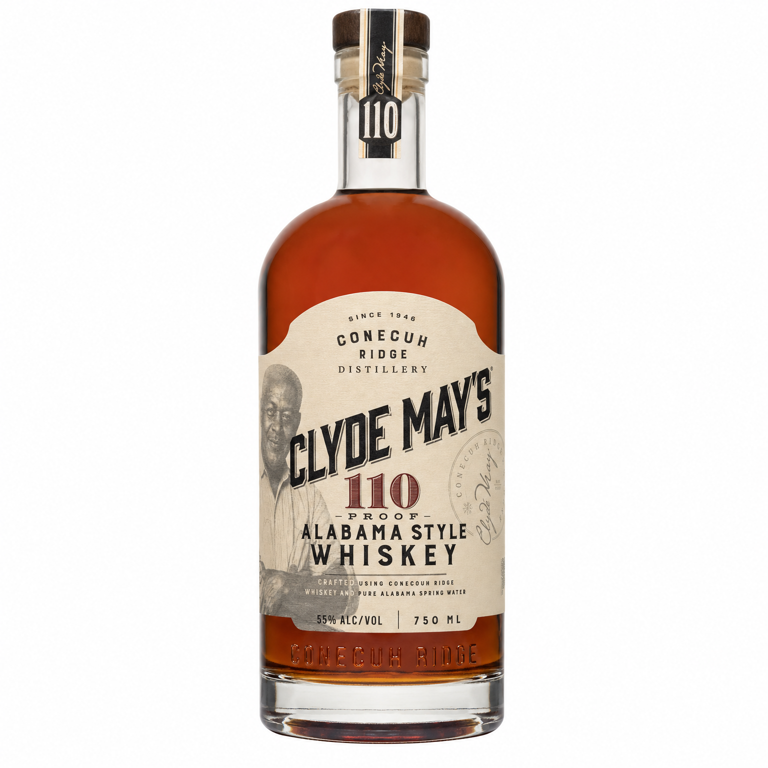 Clyde May's 110 Alabama Style Whiskey 750ml