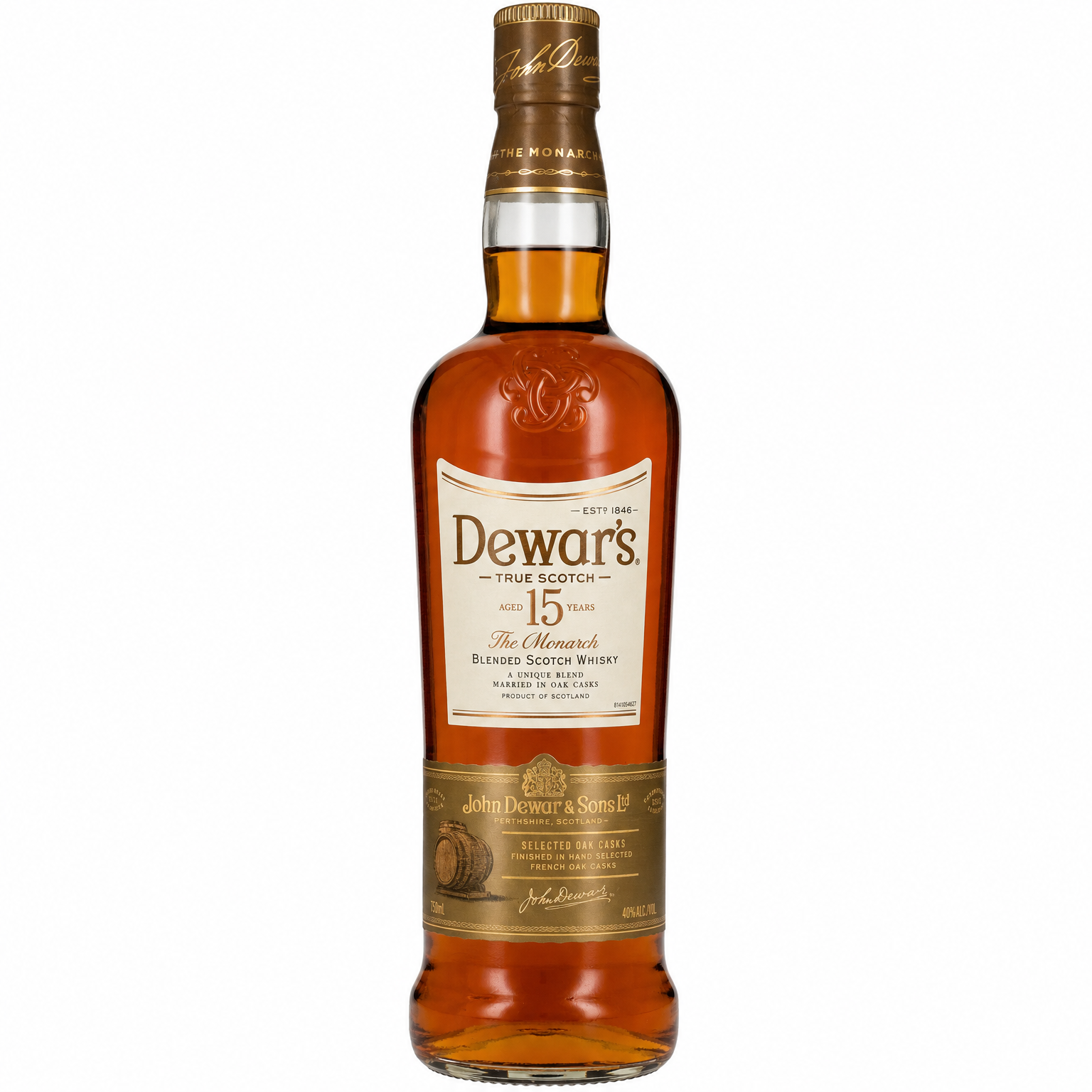Dewar's 15 Year Old The Monarch Blended Scotch Whisky 750ml