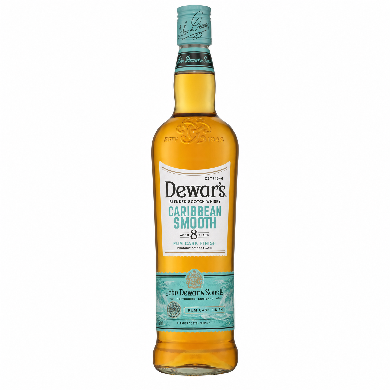 Dewar's Caribbean Smooth 8 Year Old Blended Scotch Whisky 750ml
