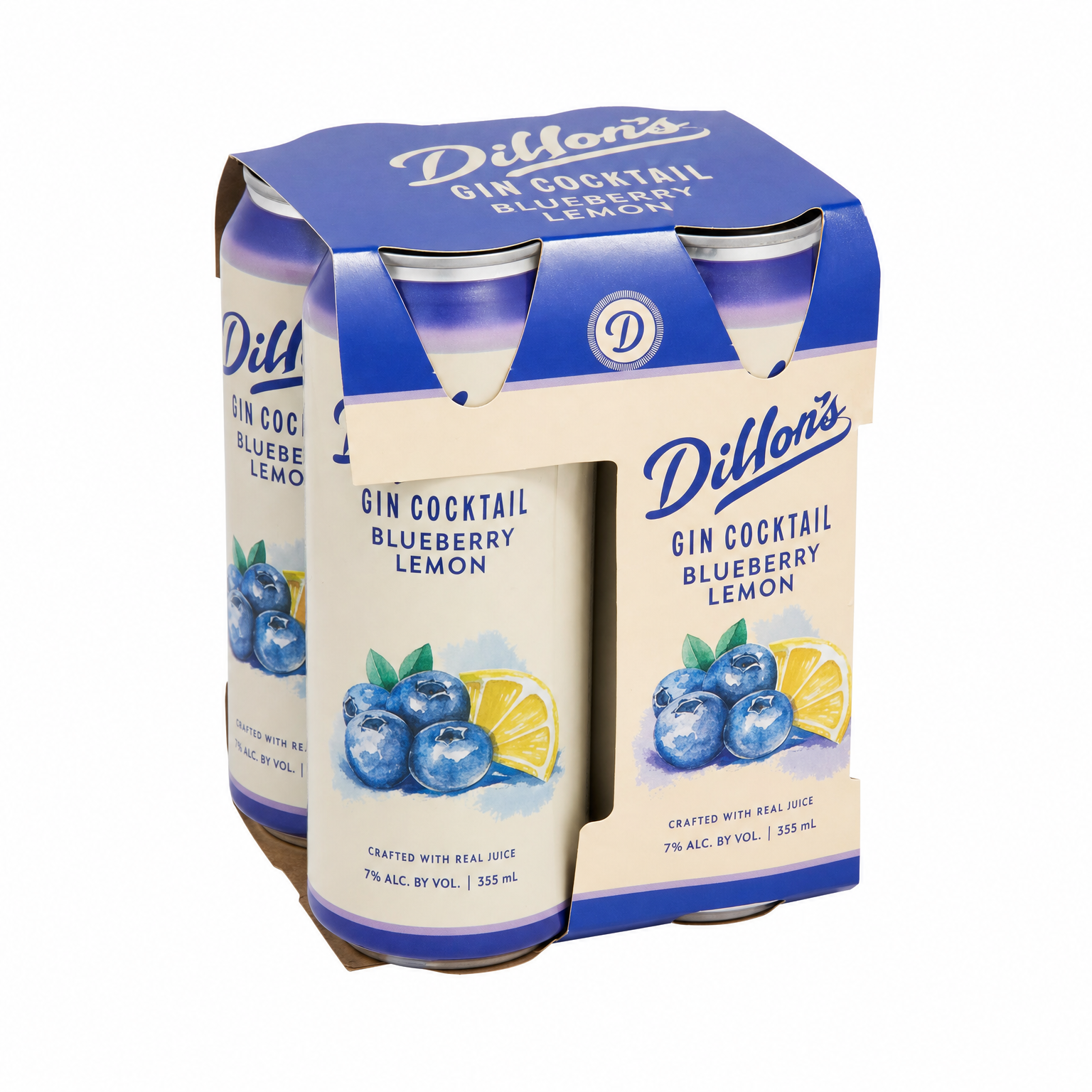 Dillons Gin Blueberry Lemon 4pk