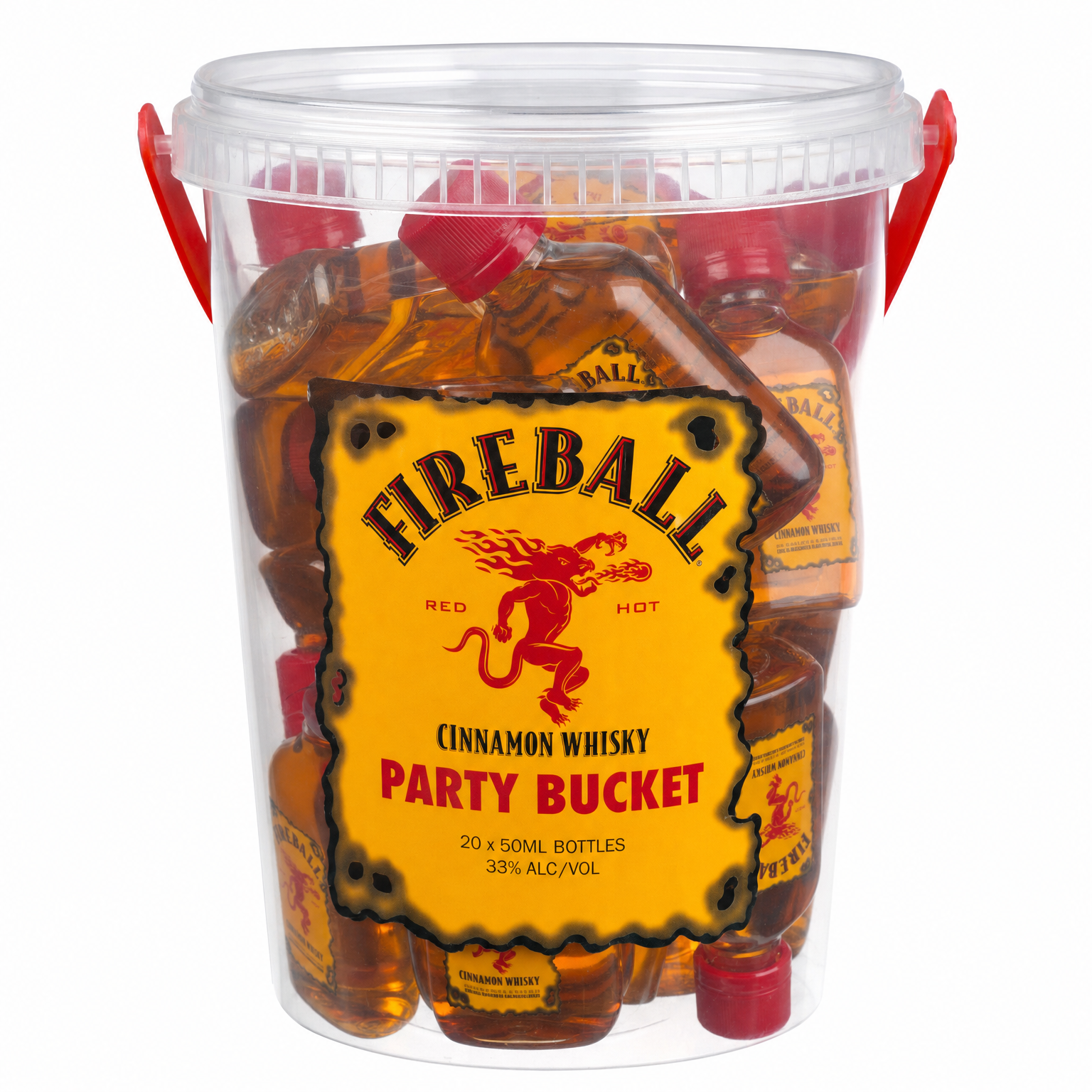 Fireball Cinnamon Whisky Party Bucket 20 x 50ml