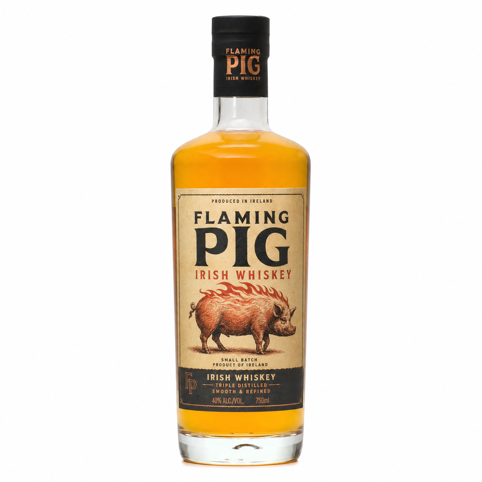 Flaming Pig Irish Whiskey 750ml