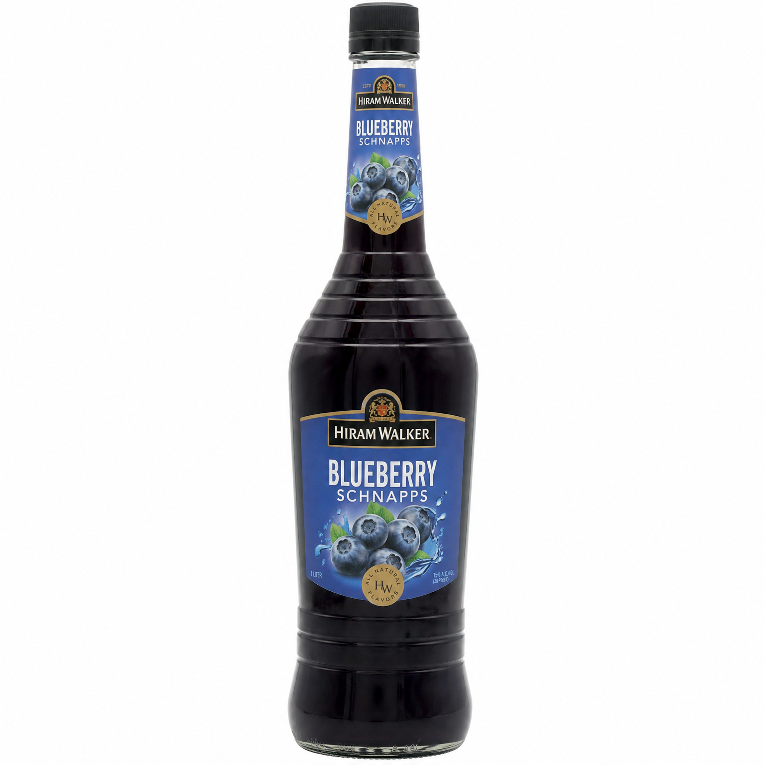 H W Blueberry Schnapps Liqueur