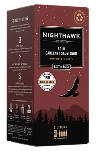 Bota Box Nighthawk Black Bold Cabernet Sauvignon 3L