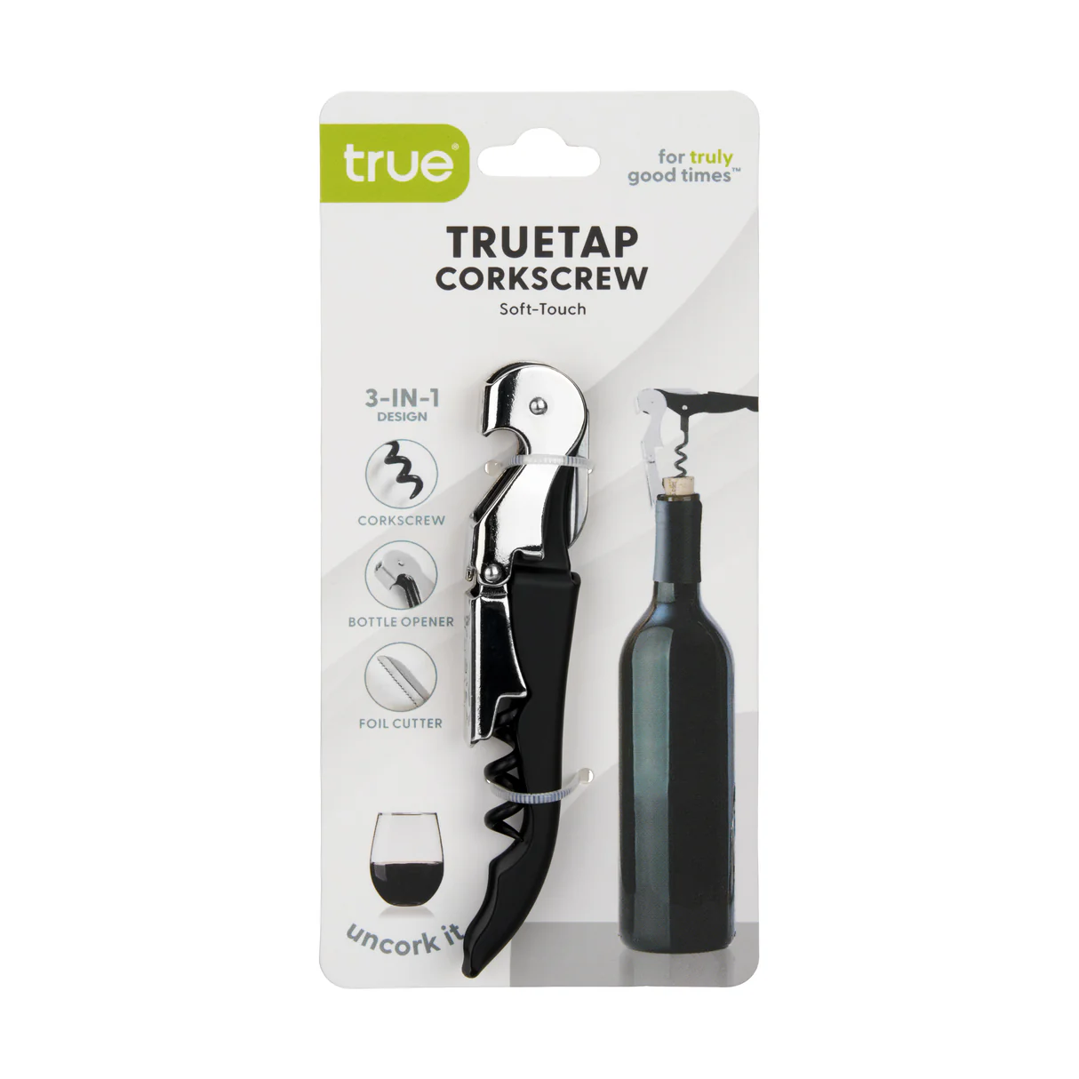 CORKSCREW BLK CARDED