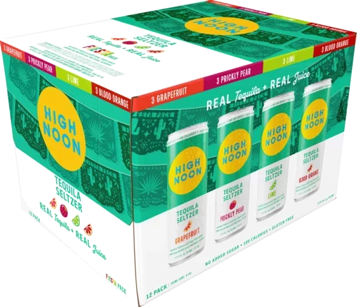 High Noon Tequila Seltzer Fiesta Pack 12 Pack 12oz Cans