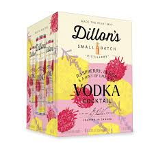Dillons Vodka Raspberry Lemon 4pk