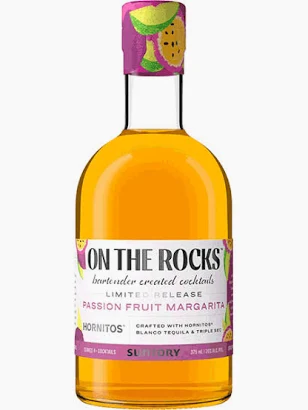 On The Rocks Passion Fruit Margarita 375ml