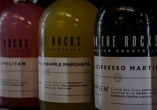 on the rocks cocktails