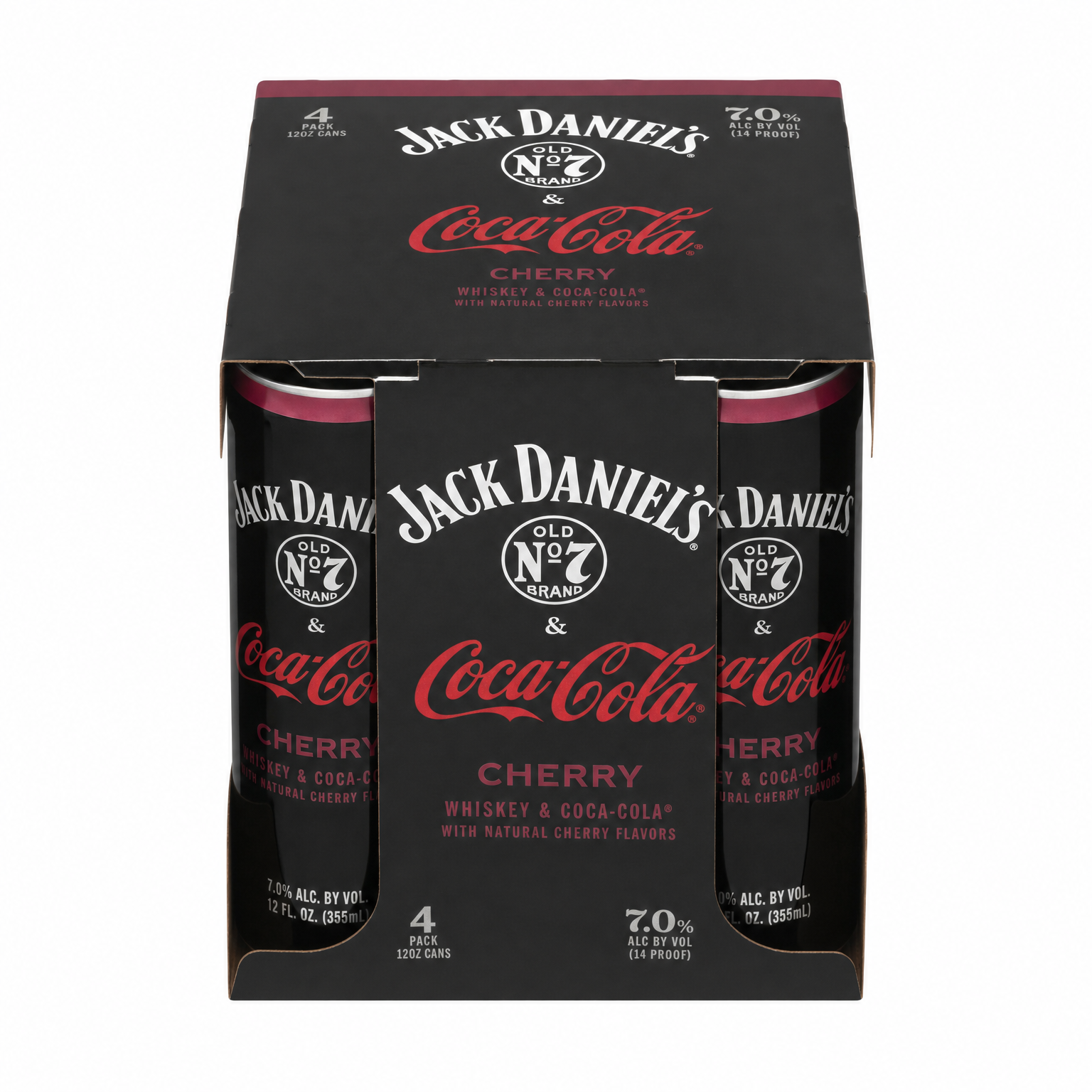 Jack Daniel's And Coca-Cola Cherry 4pk 12oz Cans