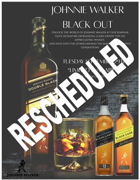 Johnnie Walker BLACK OUT event