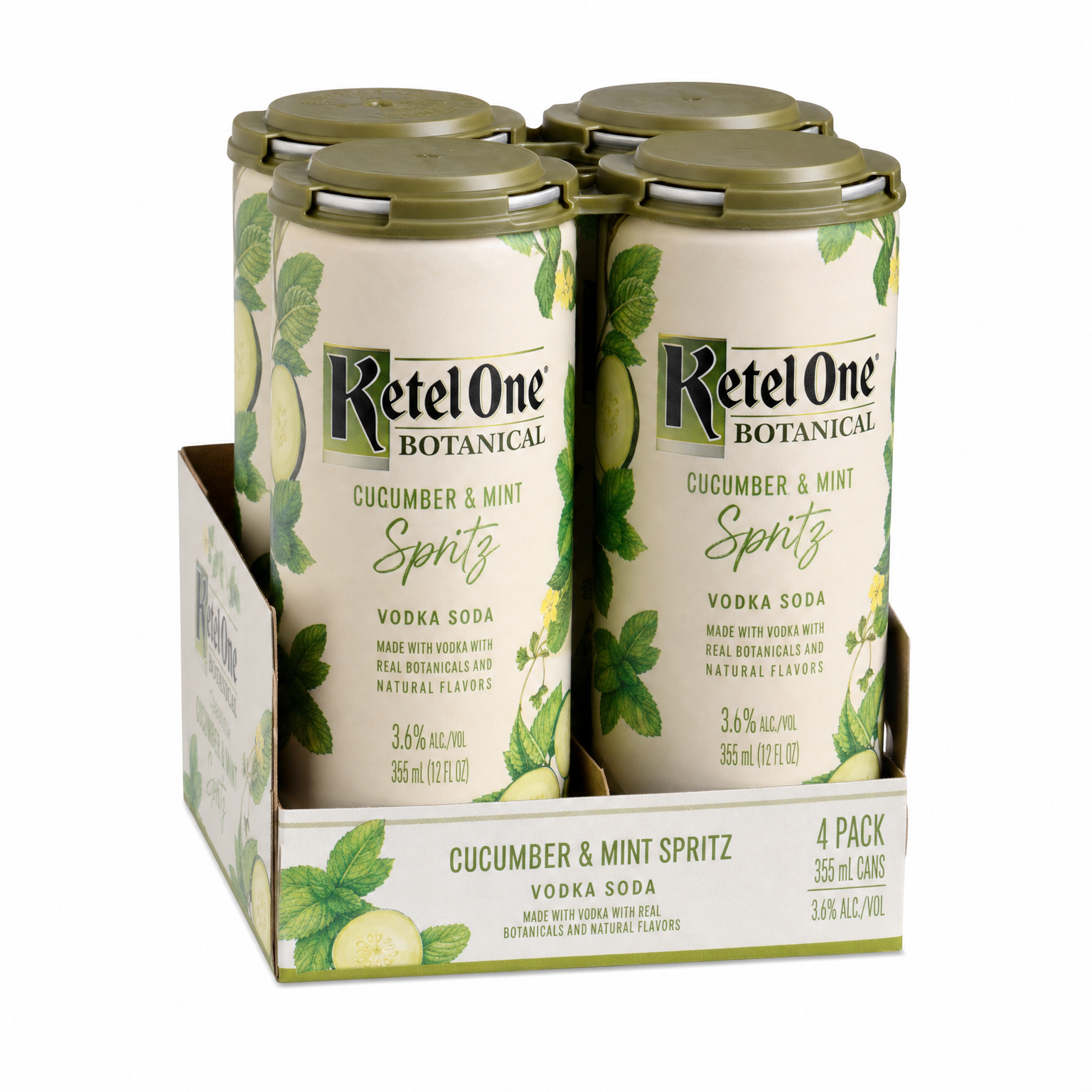 Ketel One Botanical Cucumber & Mint Spritz 4pk-355ml