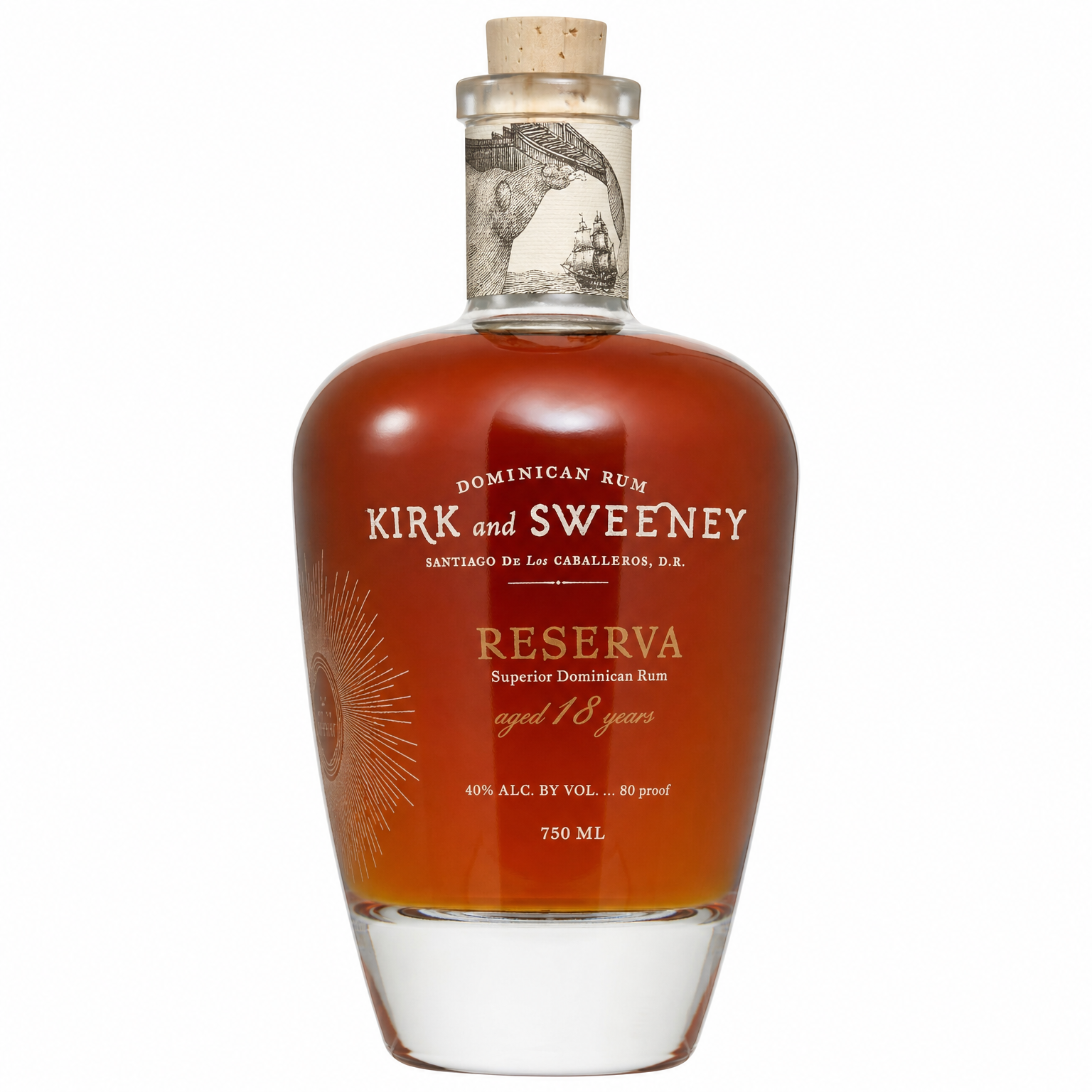 Kirk And Sweeney Reserva Rum 750ml
