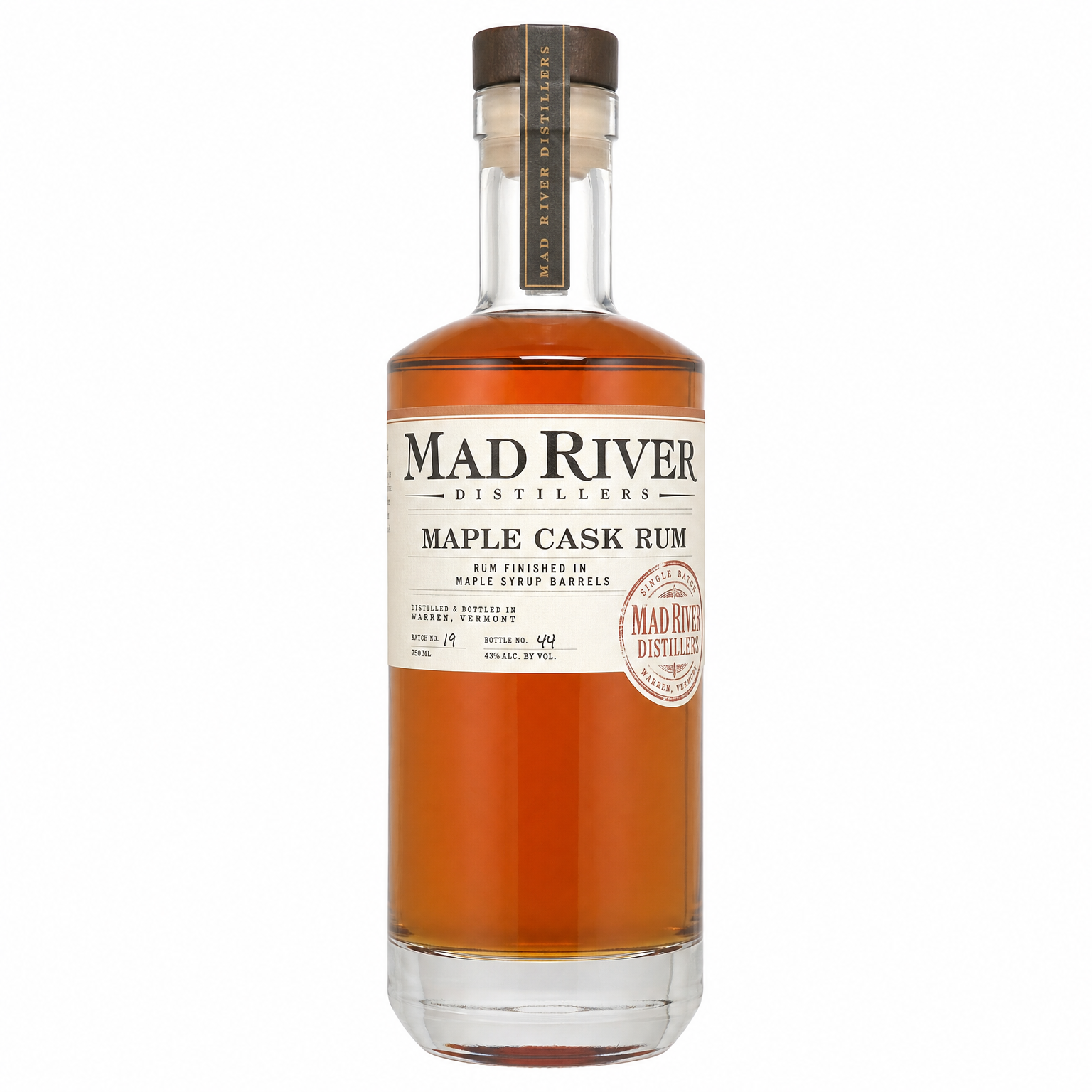 Mad River Maple Cask Rum 750ml