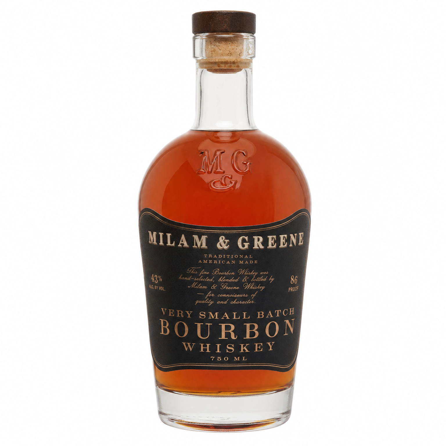 Milam & Green Very Small Batch Bourbon Whiskey 750ml