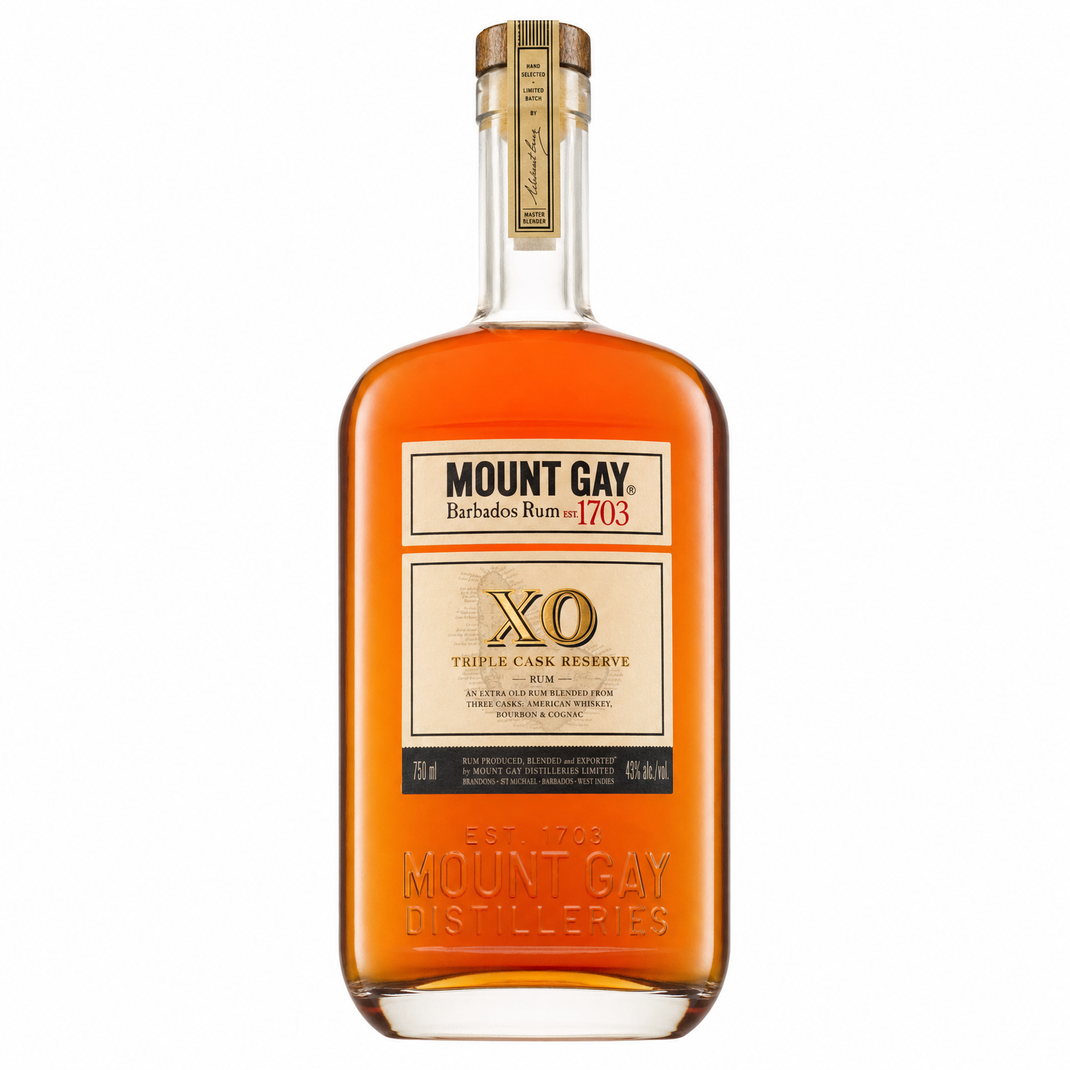 Mount Gay XO Triple Cask Reserve 750ml