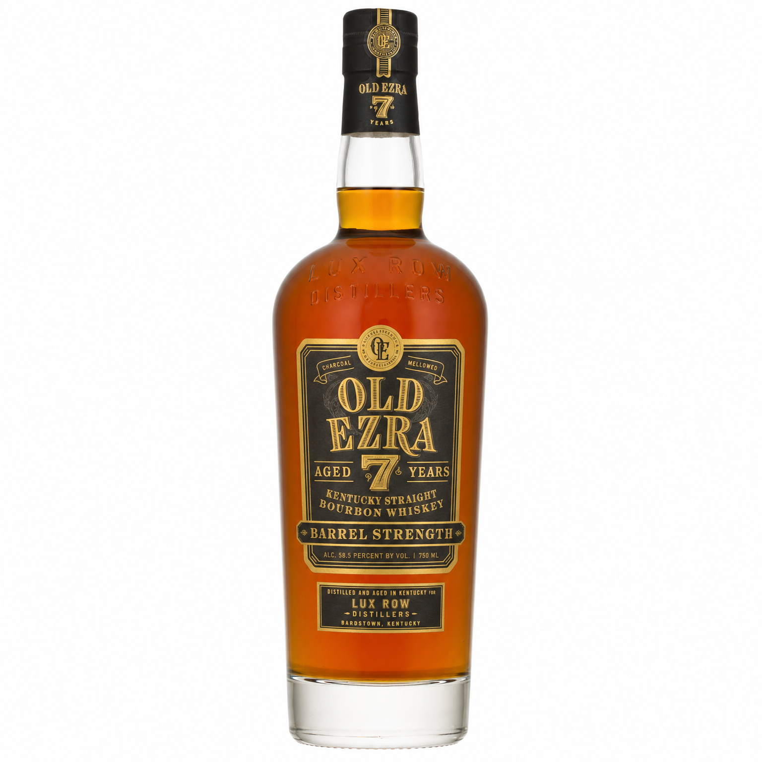 Old Ezra 7 Year Barrel Strength Bourbon 750ml