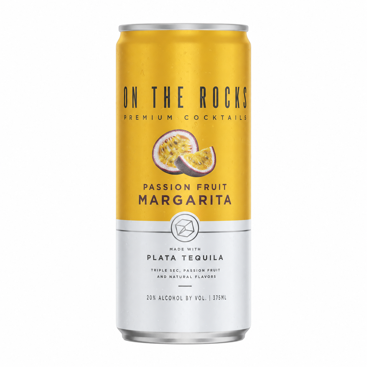 On The Rocks Passion Fruit Margarita 375ml