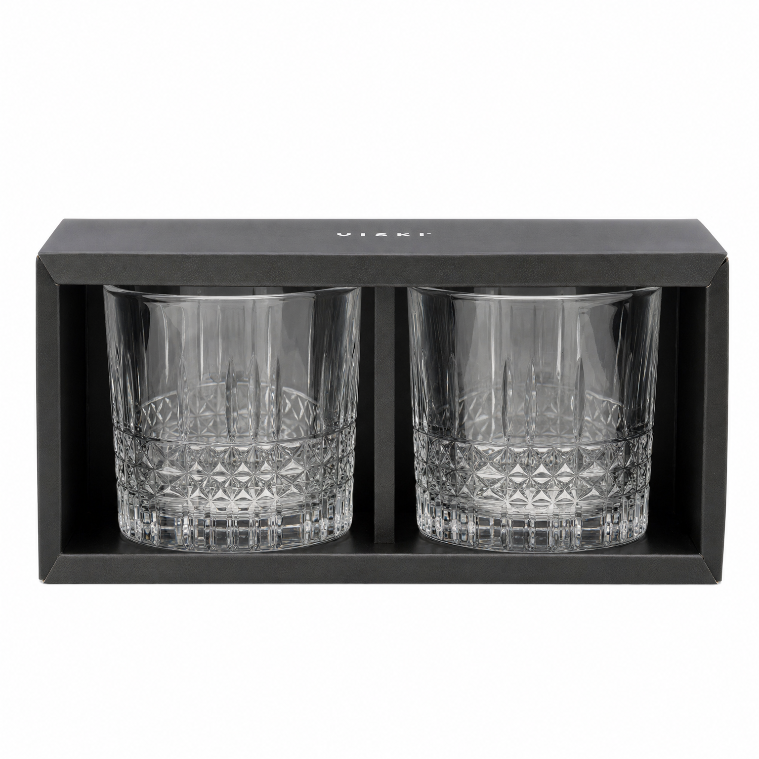 R VISKI BURG GLASS 2PK