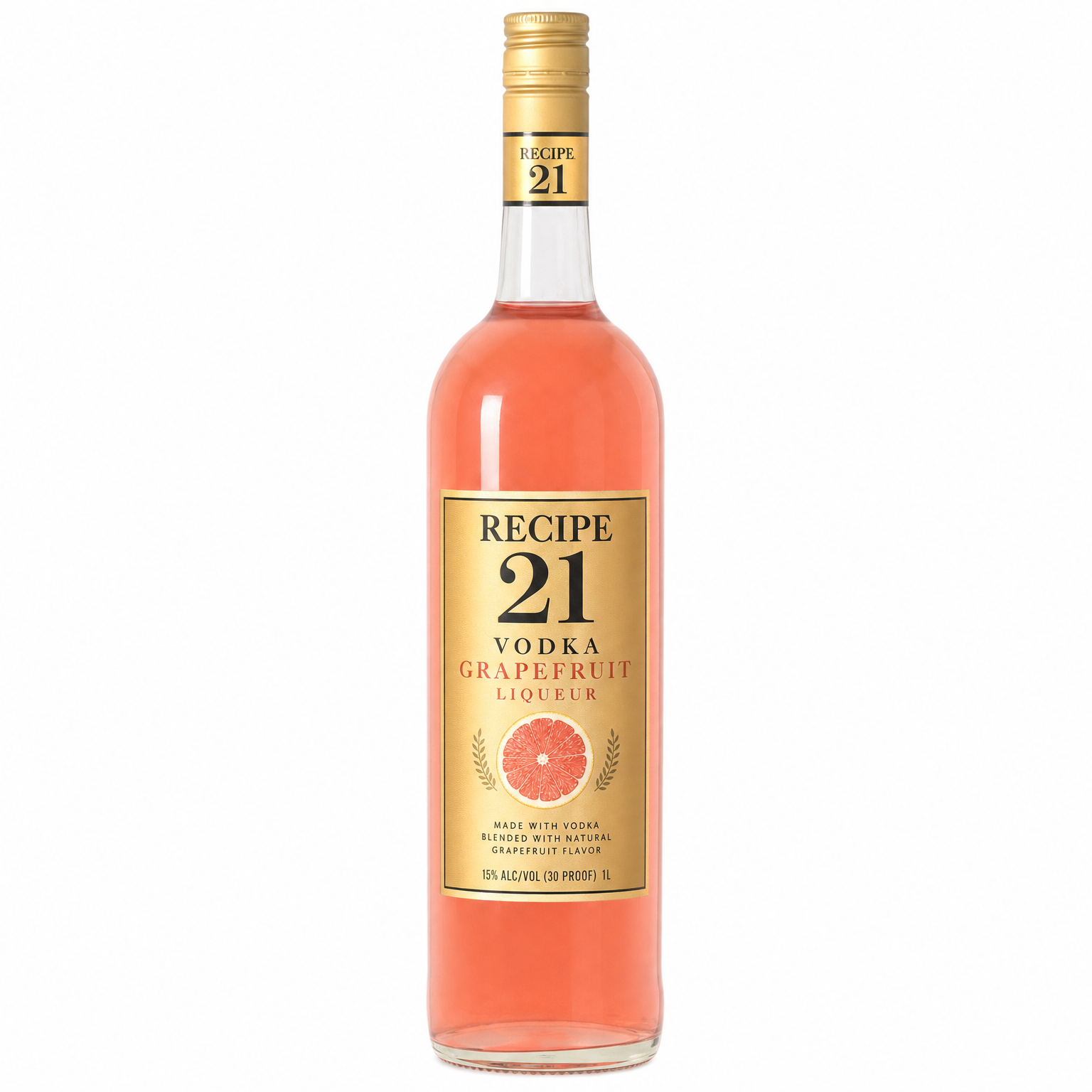 Recipe 21 Vodka Grapefruit Liqueur 1L