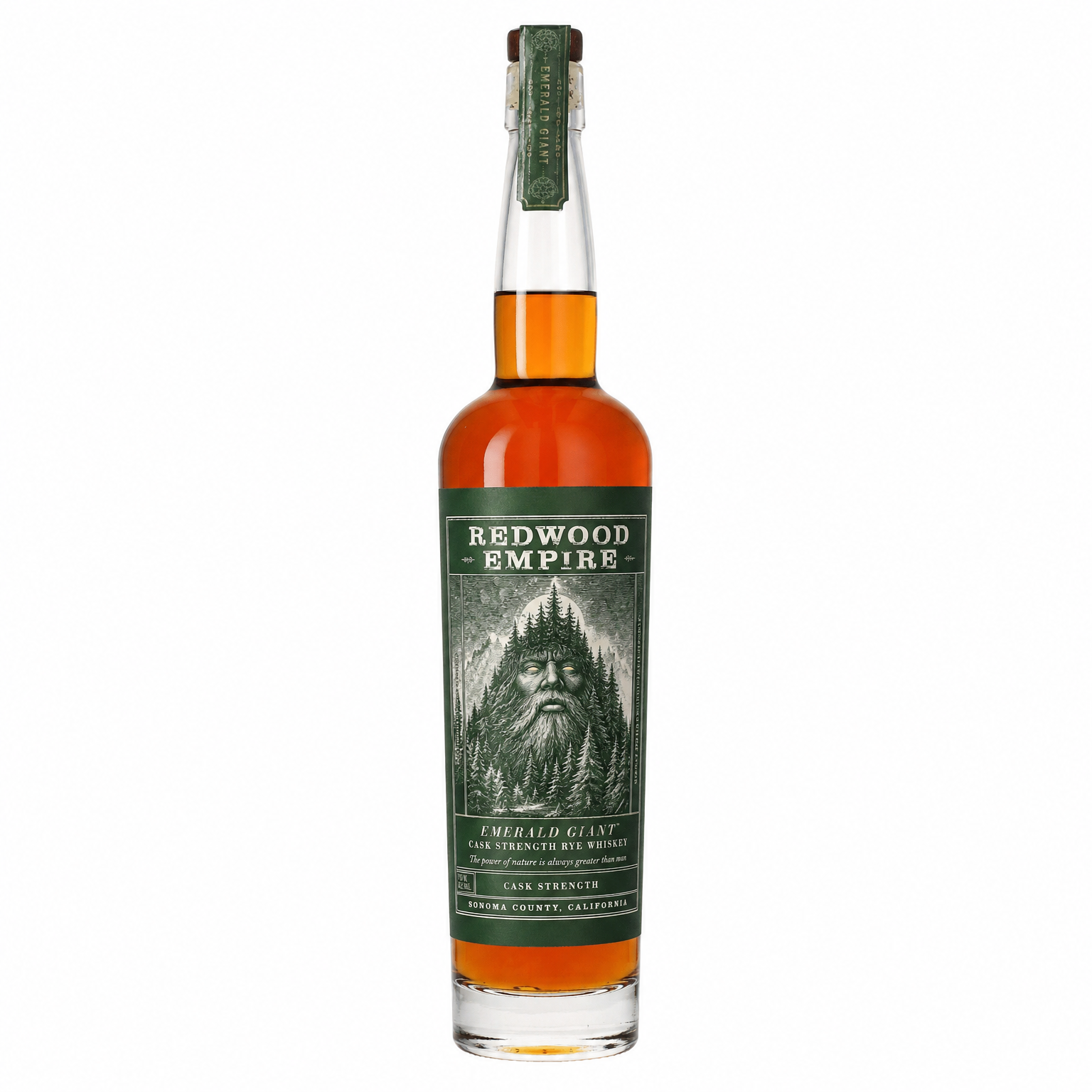 Redwood Empire Emerald Giant Cask Strength Rye Whiskey 750ml