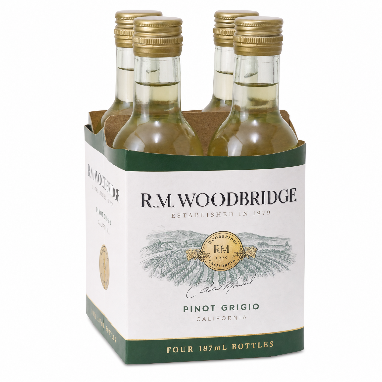 R.M. Woodbridge Pinot Grigio 187ml 4pk