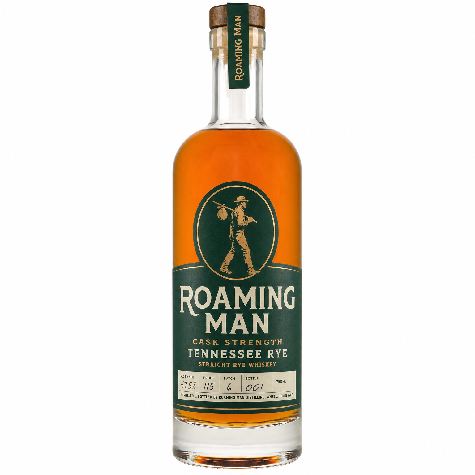 Roaming Man Cask Strength Tennessee Rye 750ml