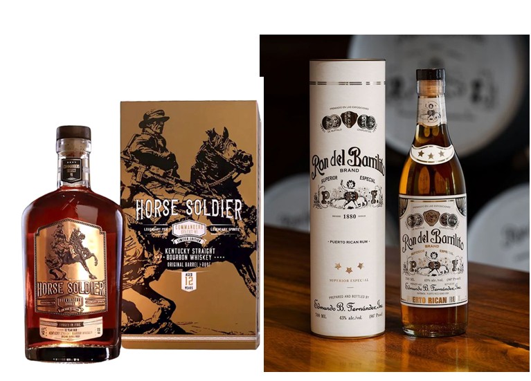 Ron Barrilito Rums and Horse Soldier Straight Bourbon