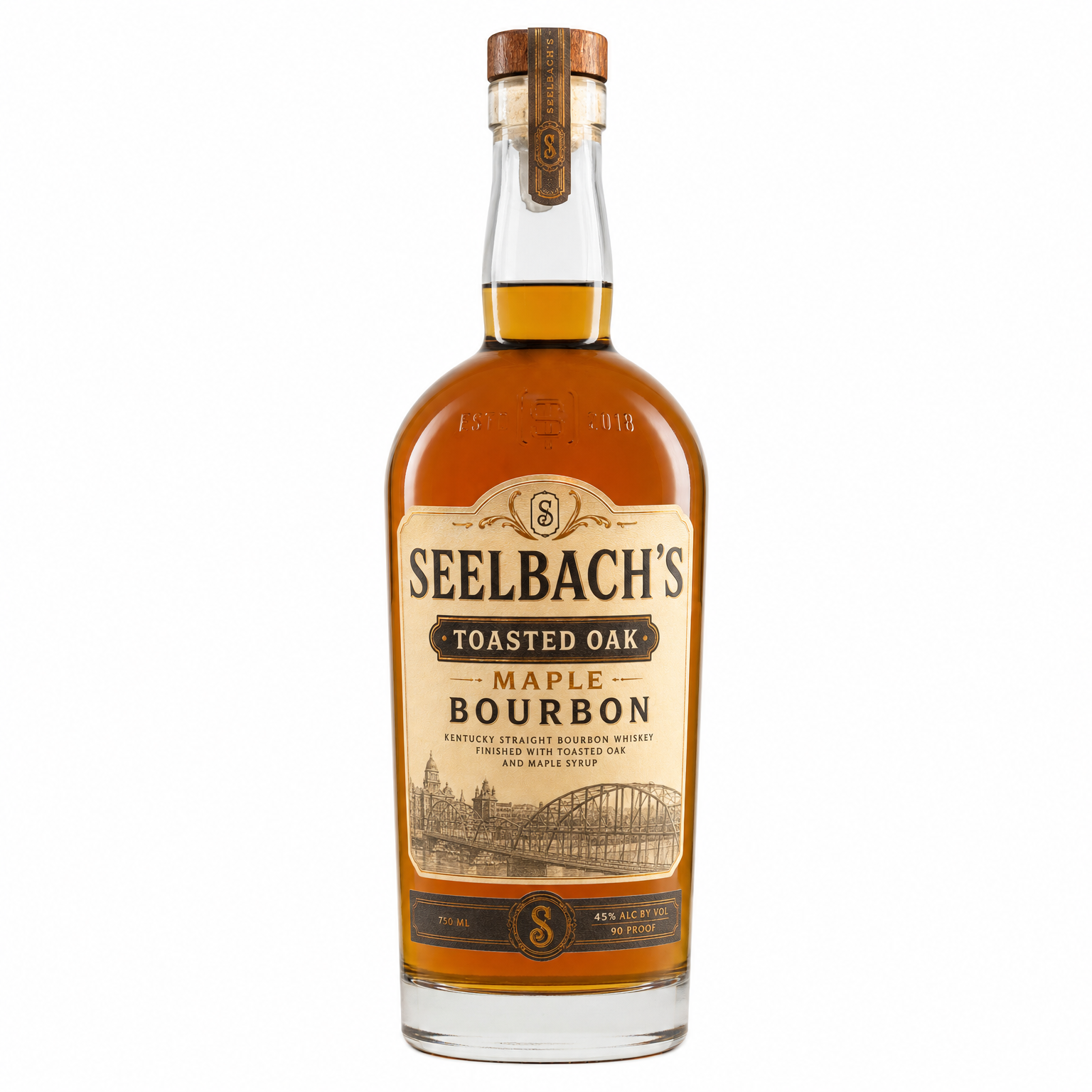 Seelbach's Toasted Oak Maple Bourbon 750ml