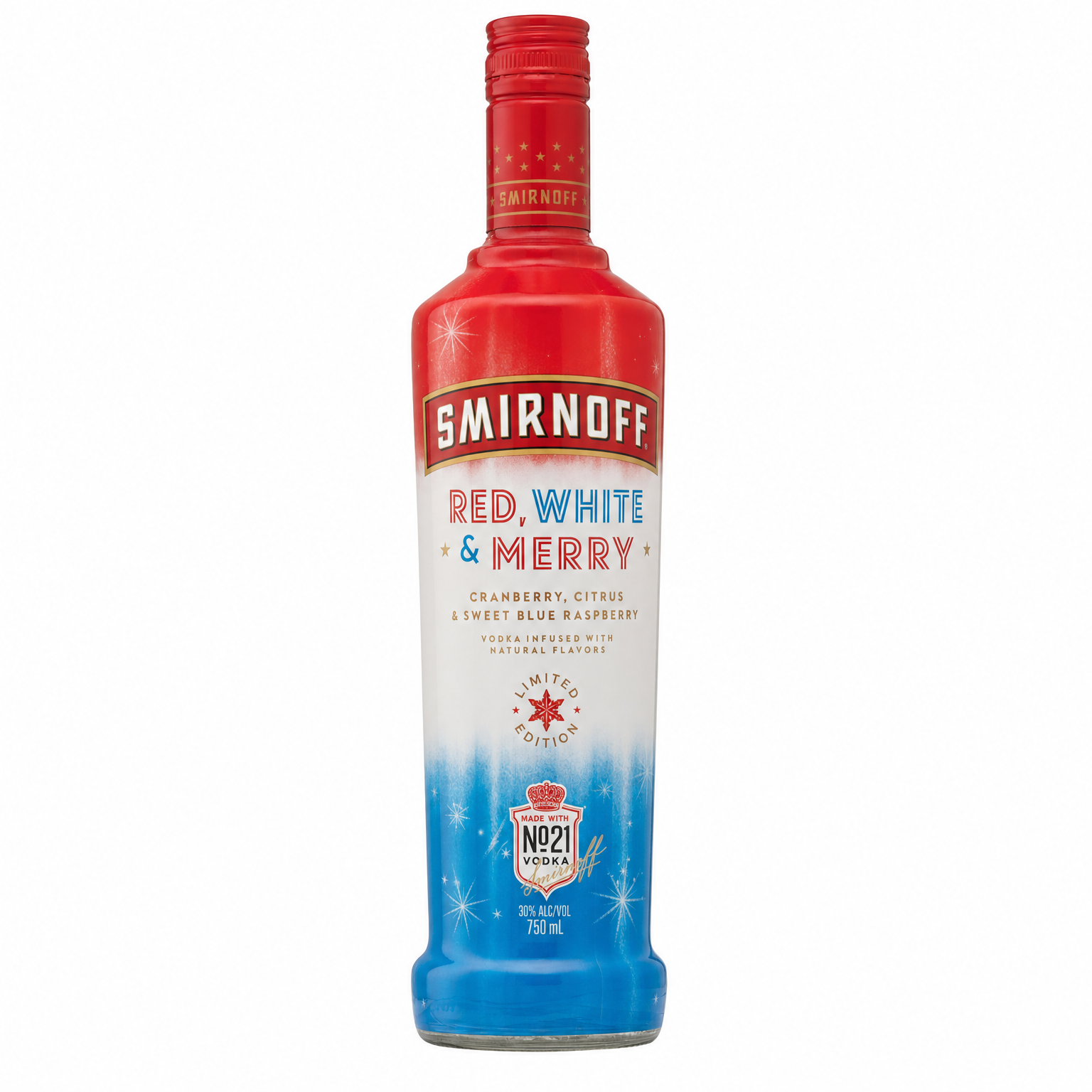 Smirnoff Red White & Merry 750ml