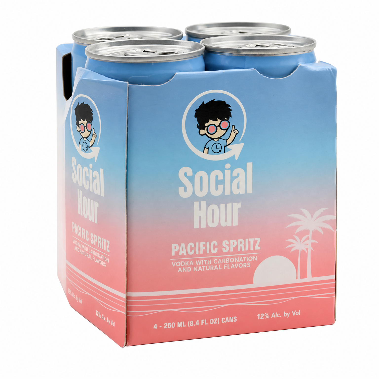 Social Hour Pacific Spritz 4pk-355ml Cans