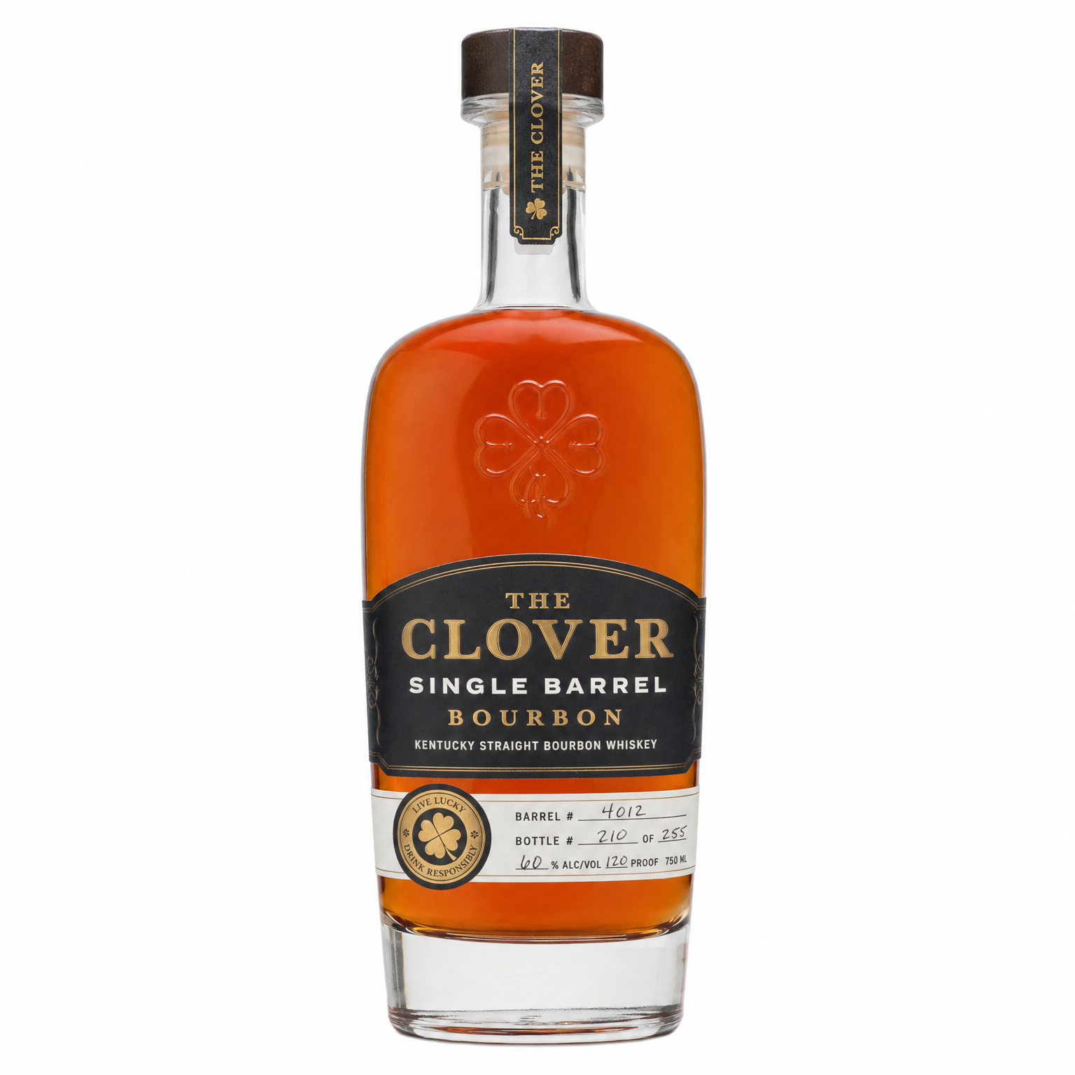 The Clover Single Barrel Bourbon 750ml