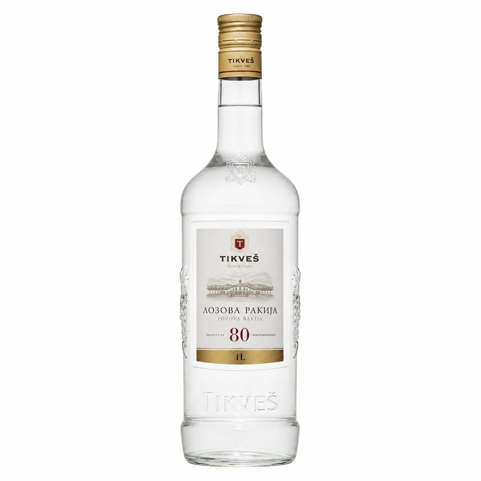 Tikves Lozova Rakija 80 1L