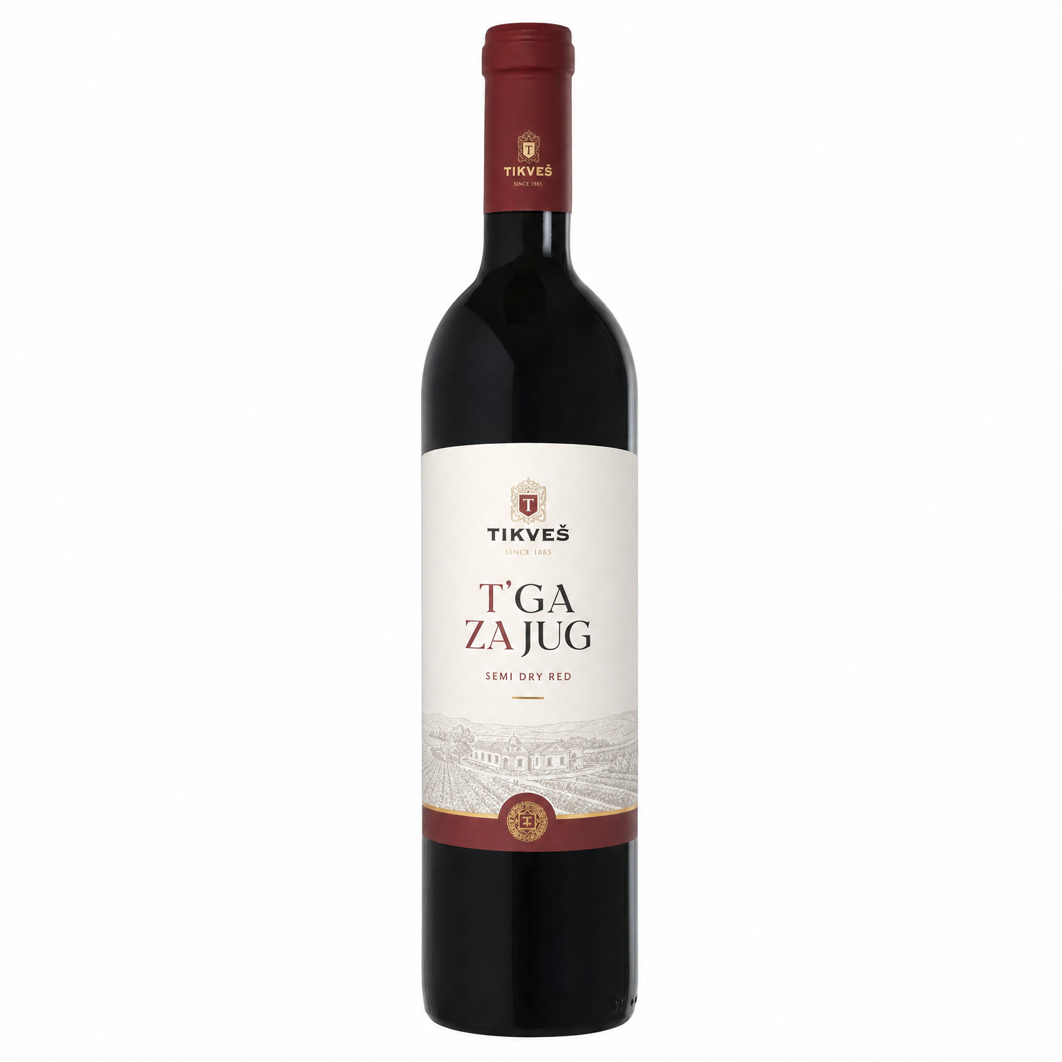 Tikves T'Ga Za Jug Semi Dry Red 750ml