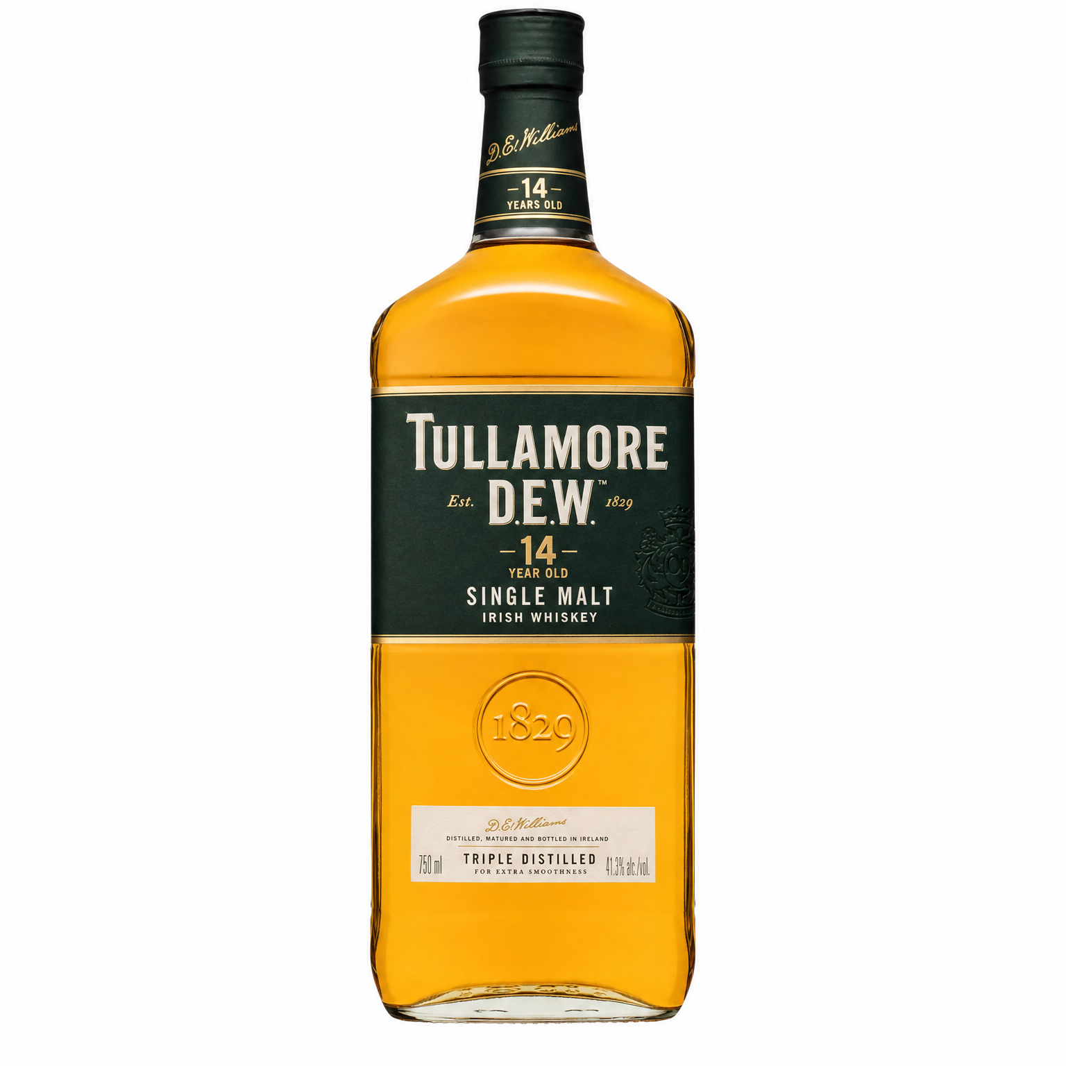 Tullamore D.E.W. 14 Year Old Single Malt Irish Whiskey 750ml