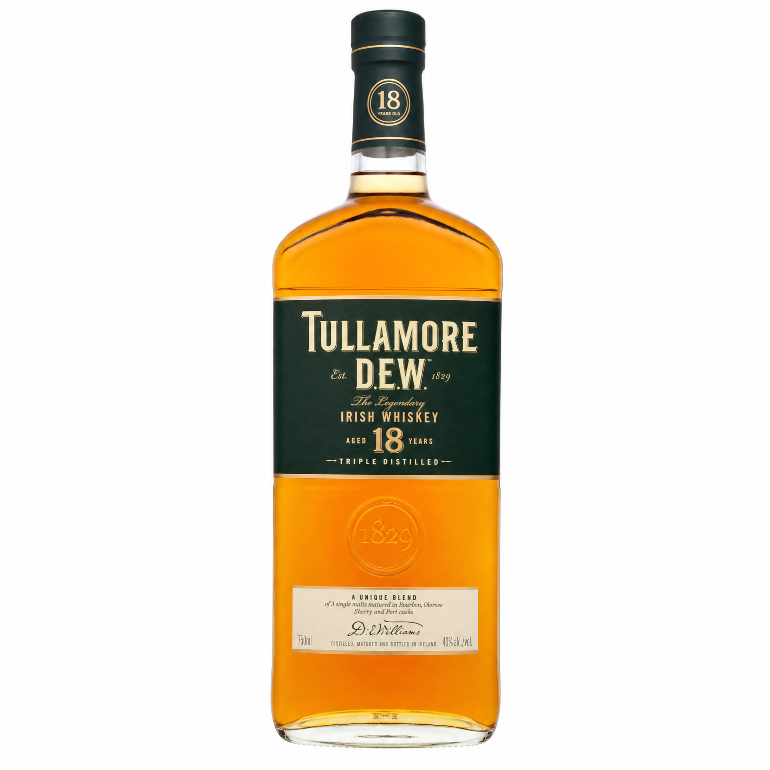 Tullamore D.E.W. 18 Year Old 750ml