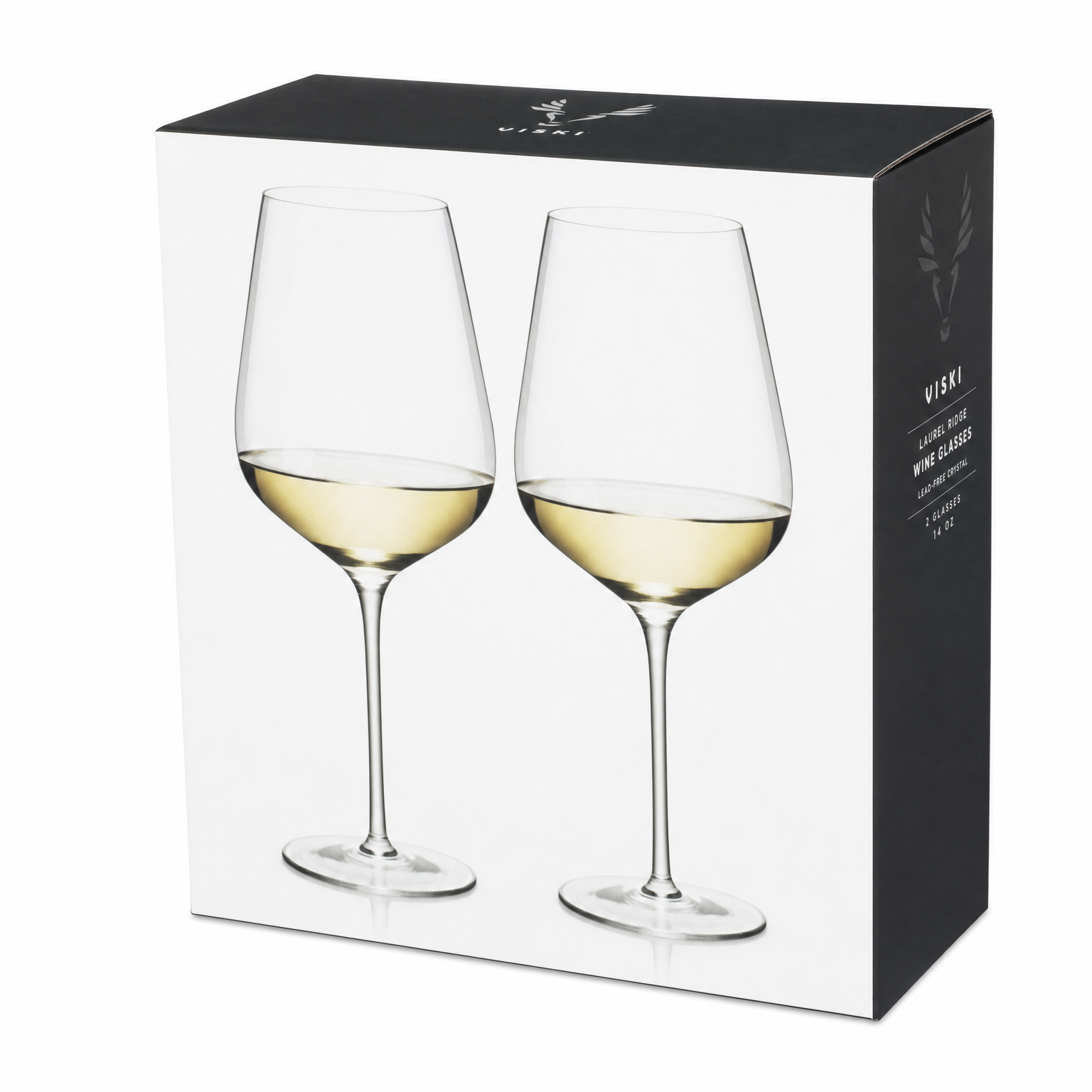 VISKI LAUR RD WINE GLASS 2PK