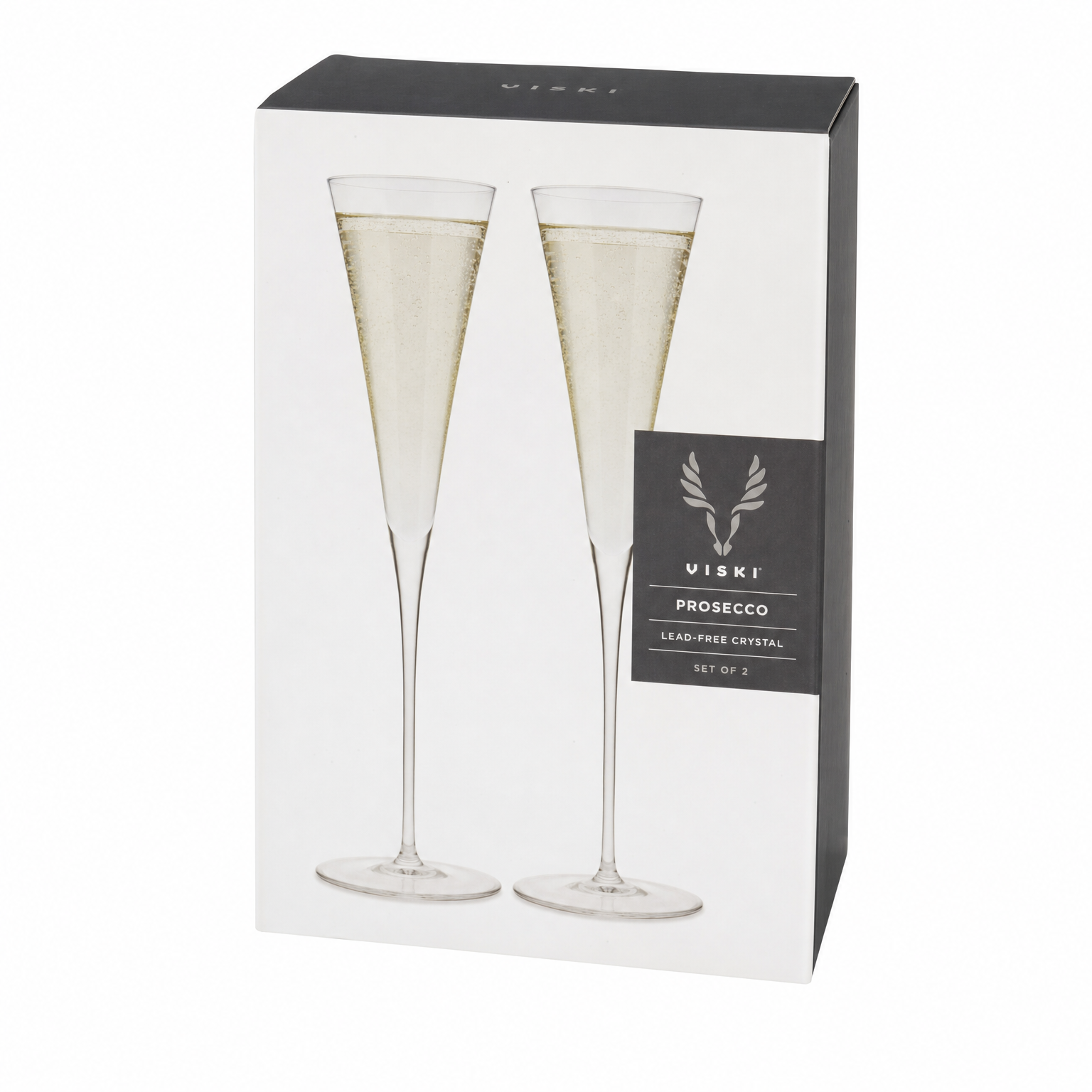 VISKI PROSECCO GLASS 2PK