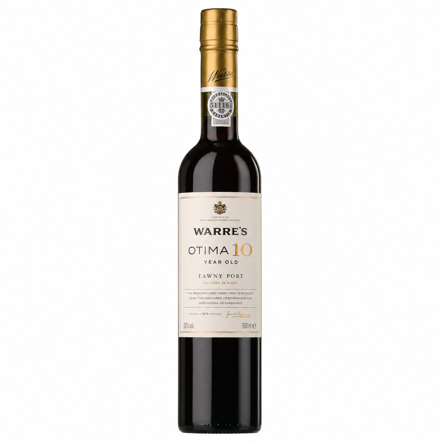 Warre's Otima 10 Year Old Tawny Port 500ml