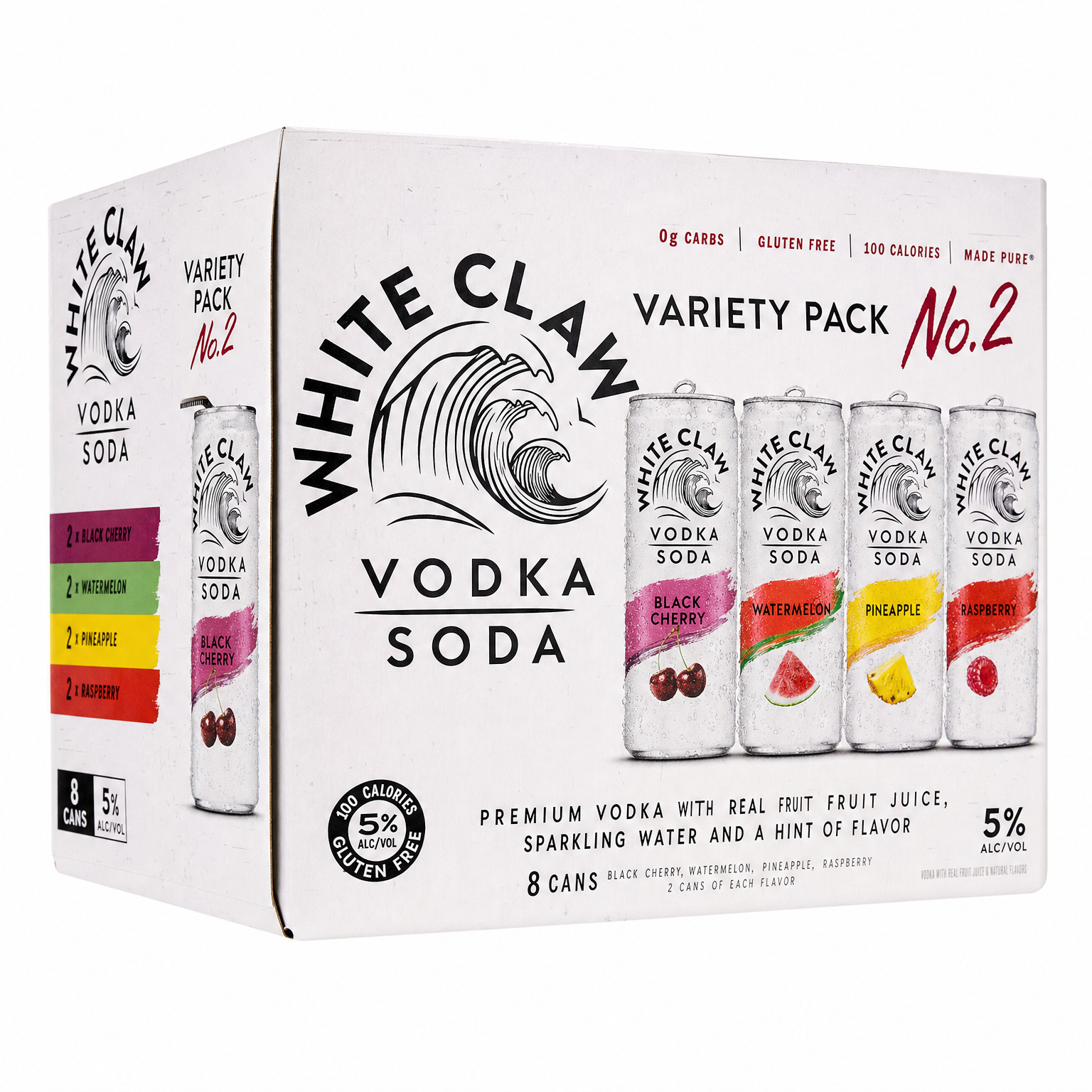White Claw Vodka Soda Variety Pack No. 2 8pk
