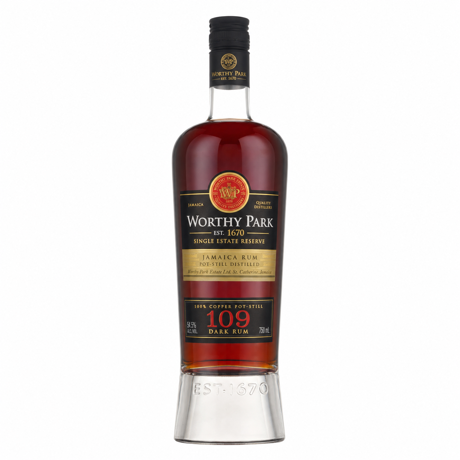 Worthy Park Dark Rum 109 Pf 750ml