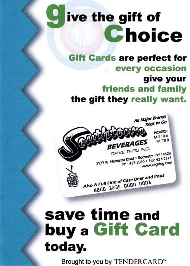 Southtown Beverage Gift Cards