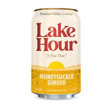 Lake Hour Honeysuckle Ginger 4Pk 12oz Cans