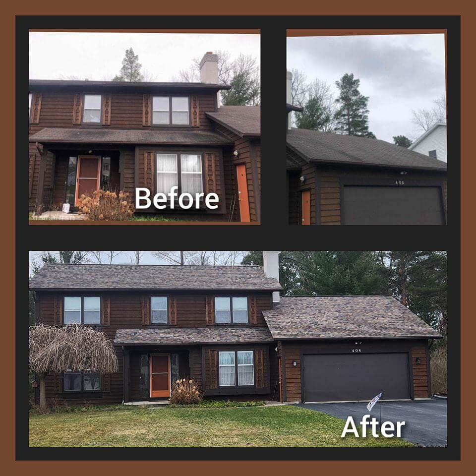 Before After Exterior Siding Replacement