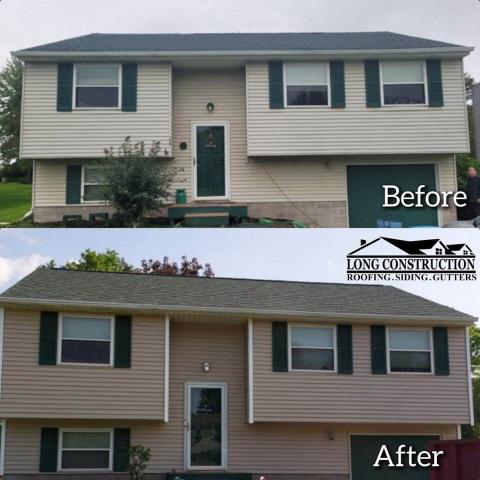 Before After Siding Replacement Service